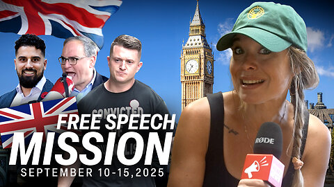 🚨 Rejoignez Rebel News pour la Mission Liberté d’Expression au Royaume-Uni du 10 au 15 septembre !