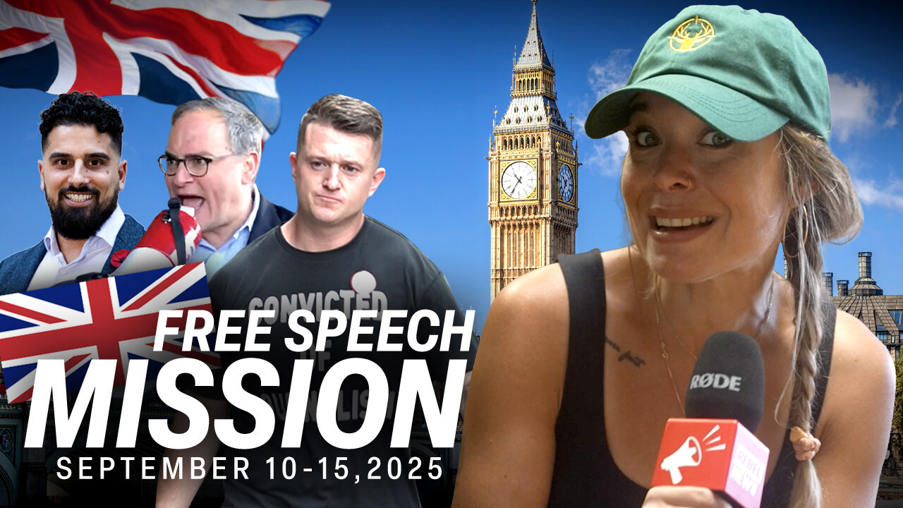 🚨 Rejoignez Rebel News pour la Mission Liberté d’Expression au Royaume-Uni du 10 au 15 septembre !