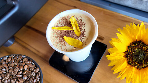 How to Make A Real Sunflower Latte