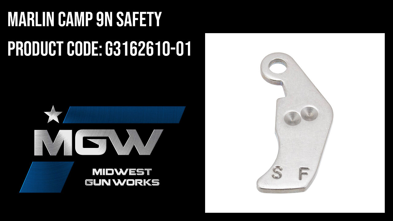 Marlin Camp 9N Safety - G3162610-01