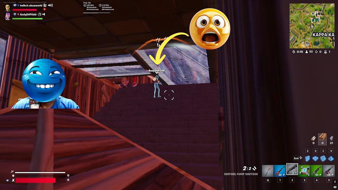 BRO'S CRAZY CRASHOUT IN FORTNITE 💀