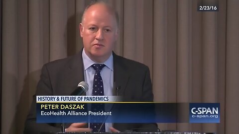 EcoHealth Alliance's Peter Daszak on the "History & Future of Pandemics" | Feb. 23rd, 2016
