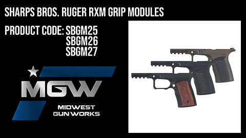 Sharps Bros. Ruger RXM Grip Modules