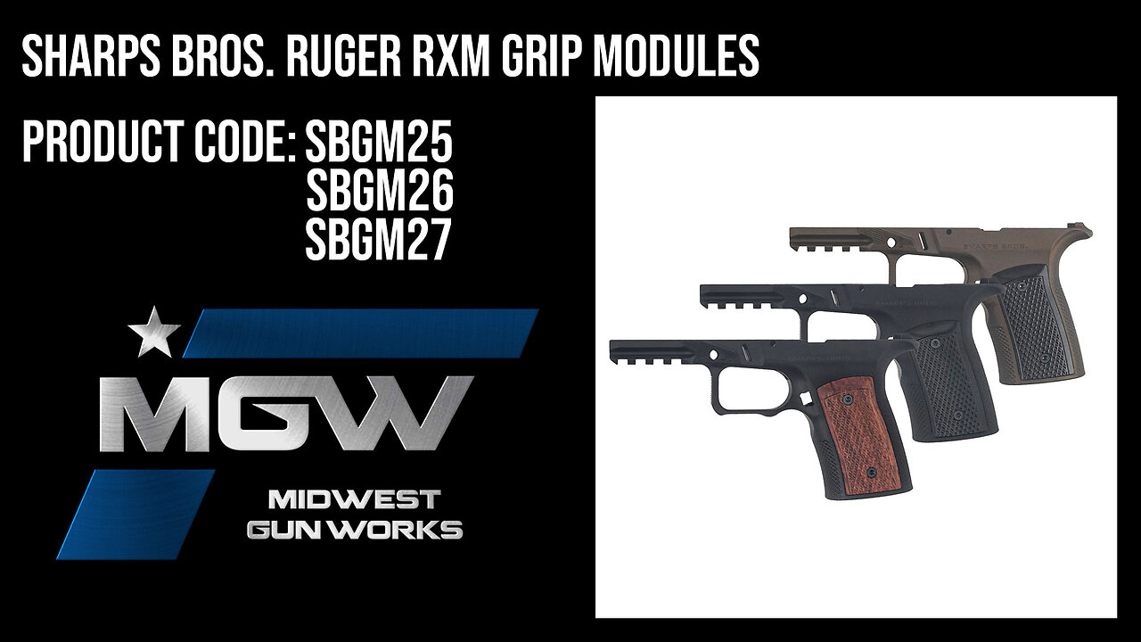Sharps Bros. Ruger RXM Grip Modules