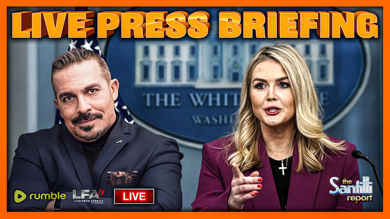 LIVE WHITE HOUSE PRESS BRIEFING & TOP NEWS HEADLINES | THE SANTILLI REPORT 12.11.25 1PM