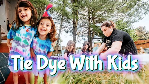 Easy Tie-Dye Shirts with Kids