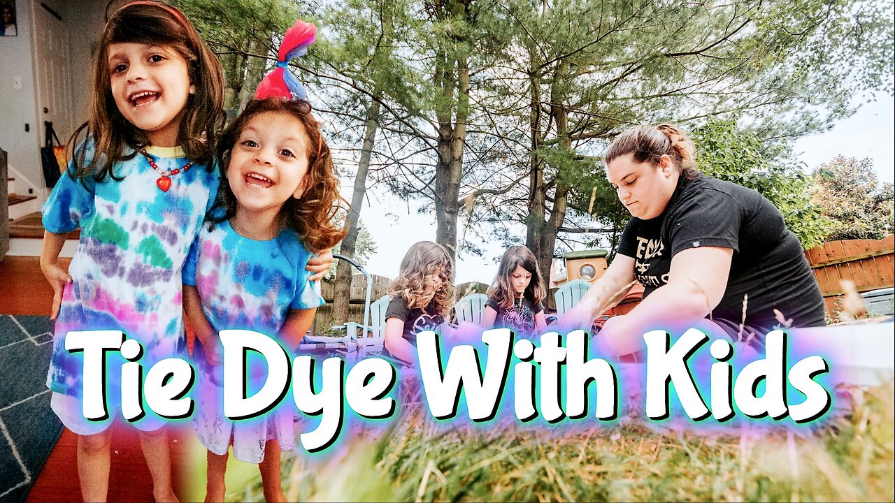 Easy Tie-Dye Shirts with Kids