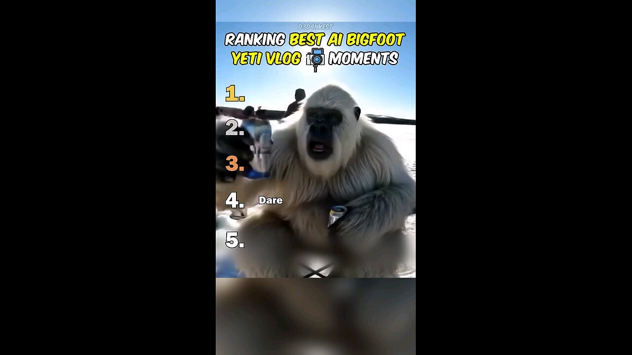 Ranking Best AI Bigfoot Yeti Vlog Moments