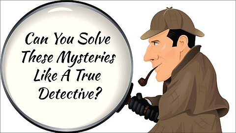 3 Mysteries with Det. Mark Skid skit from Scarlet Claw