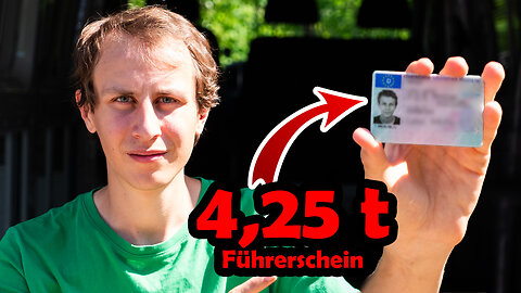 ENDLICH! 💪 Der 4,25 Tonnen Führerschein kommt! - Aber wann....? 🤔