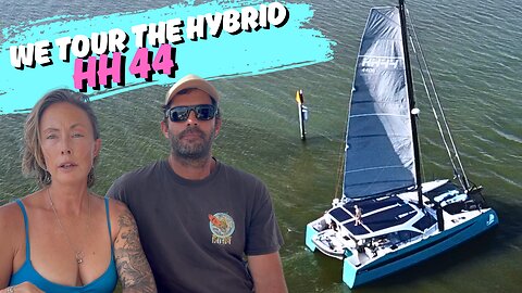 Our Walkthrough of the hybrid Hh44 catamaran ep102 HD 1080p