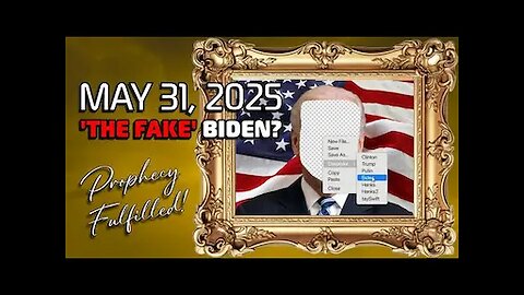 A 'FAKE ' Joe Biden!? Exe*uted?! May 15 & 31, 2025 Bo Polny Trump Prophecies Fulfilled!!