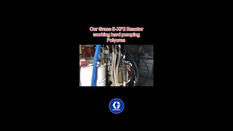 Our Graco E-XP2 Reactor is working hard to pump Polyurea