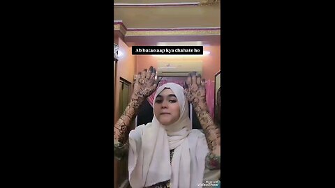 Hatho per Mehandi Lagai hai maine😂