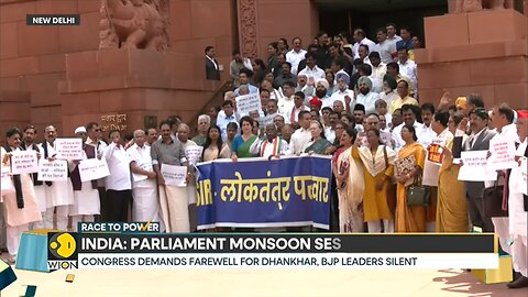 India__Parliament_Adjourned_After_Uproar_On_Bihar_Electoral_Roll_Revision,_Dhankar_s_Resignation