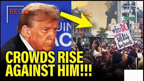 Trump LOSES IT as HUGE Crowds TURN AGAINST HIM