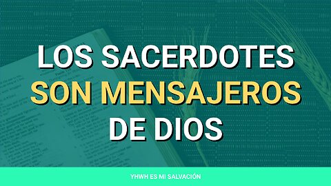 ✝️️ ️Los sacerdotes son mensajeros de Dios | Malaquías 2:7-9