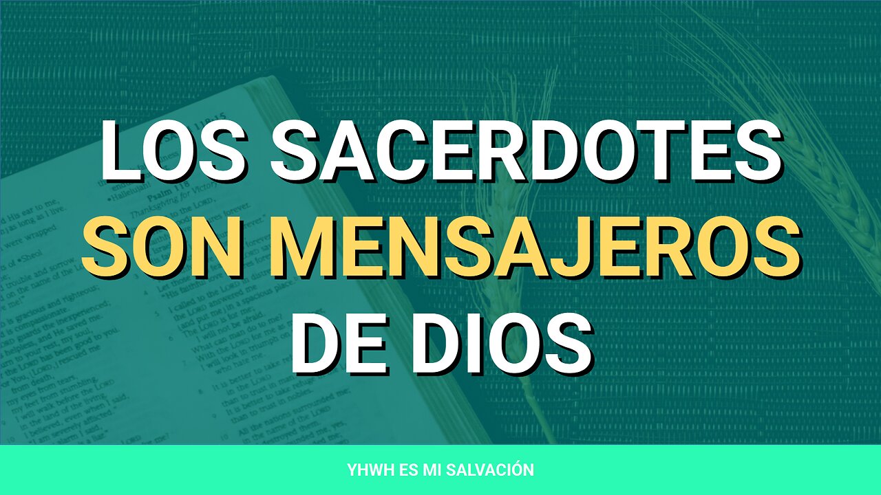 ✝️️ ️Los sacerdotes son mensajeros de Dios | Malaquías 2:7-9