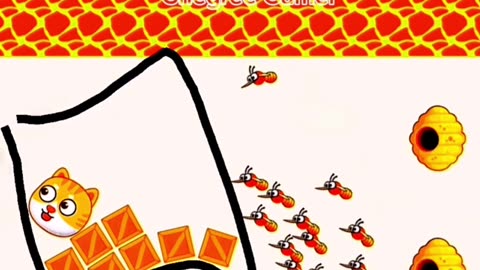 Impossible Rescue 🐶🔥 Save The Doge from Crazy Bee Attack 🐝 | Viral Gaming Shorts | Chegree Gamer