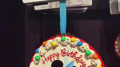 Disney Parks Mickey Mouse Happy Birthday Ornament #shorts