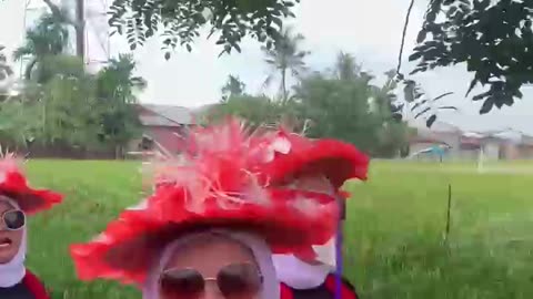 joy on the independence day of the Republic of Indonesia