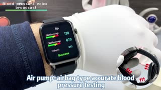 New Grade Smart Watch Airbag health air Pump ECG True Accurately Blood Pressure Uric Acid Blood
