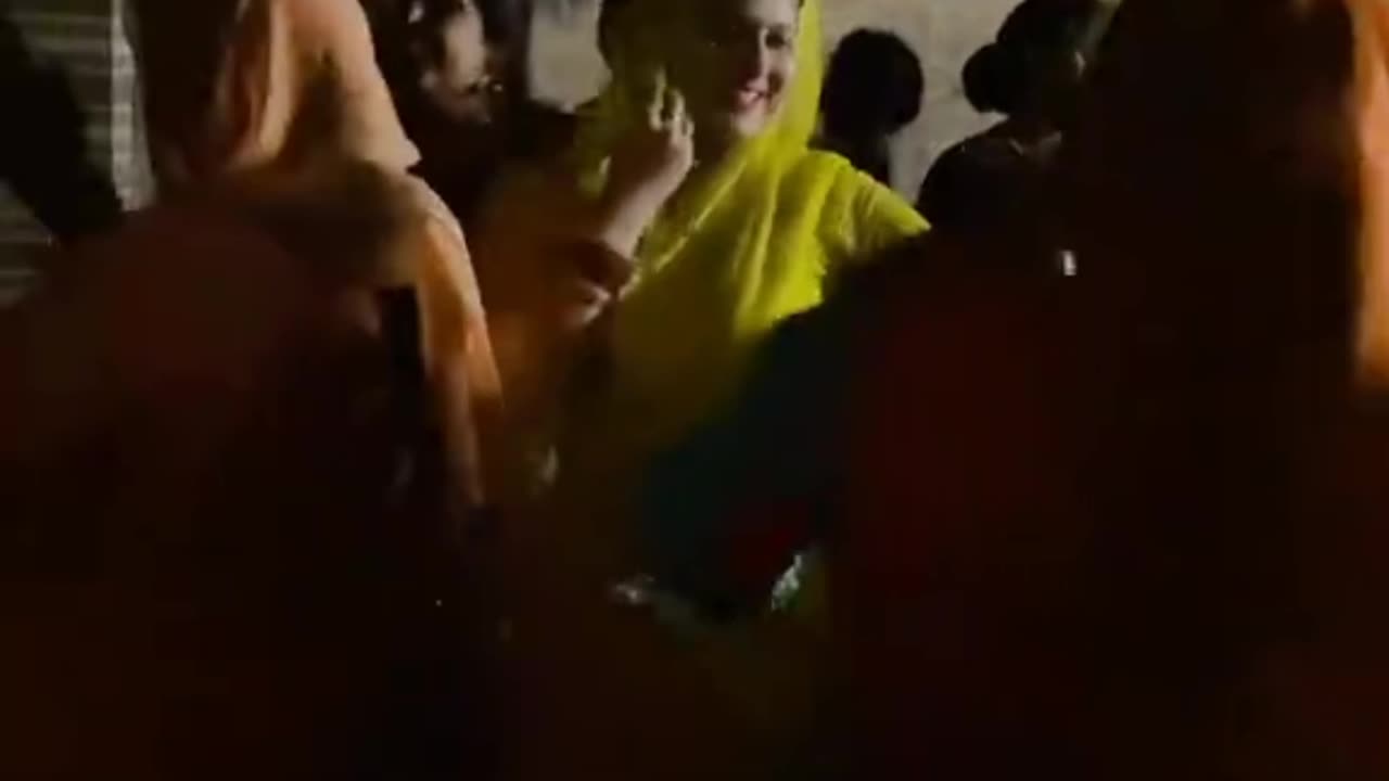 Aunties Romantic Dance At Wedding Party
