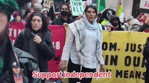 Palestinian Prisoners Day at the New York Stock Exchange.