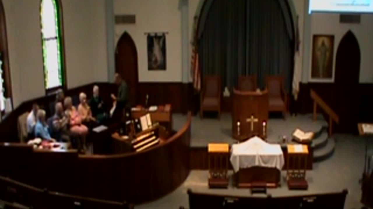 First Baptist Church, Loudonville, OH service April 6, 2025. Dave Roepke, organist.