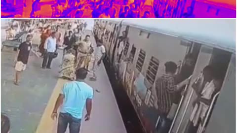 Heroic Act at Motihari Station: RPF Jawan Saves Woman from Falling Under Moving Train