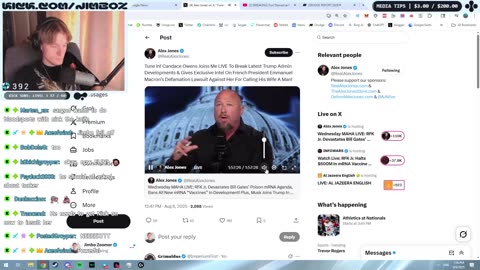 JimboZoomer reacts Candace appearing on Alex Jones