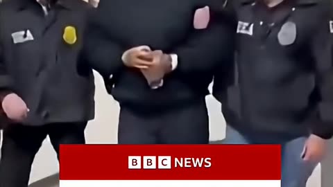 Video shows Nicolás Maduro in US custody.