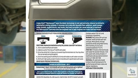 CRC Thermocure Coolant System Rust Remover, 32 Oz, Rust Remover for Vehicle Coo