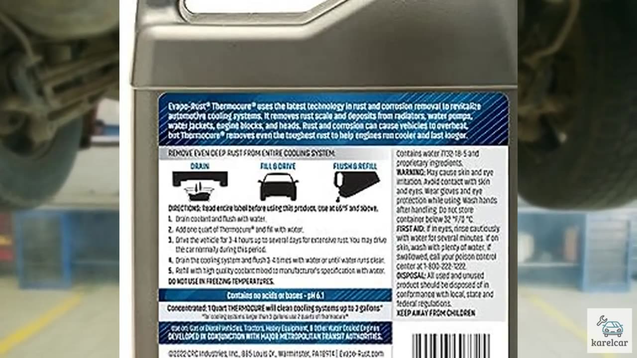 CRC Thermocure Coolant System Rust Remover, 32 Oz, Rust Remover for Vehicle Coo