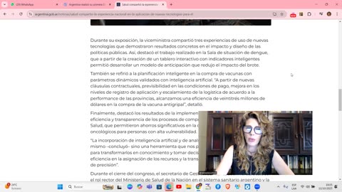 IA. SISTEMA DE CONTROL A TRAVÉSDELA SALUD. ATGENTINA 2025