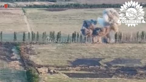 Ukrainian Air Strikes On Russian Outpost