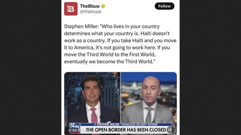 Stephen Miller Ironically Warns Third World Inflow Into USA - We Finally Agree