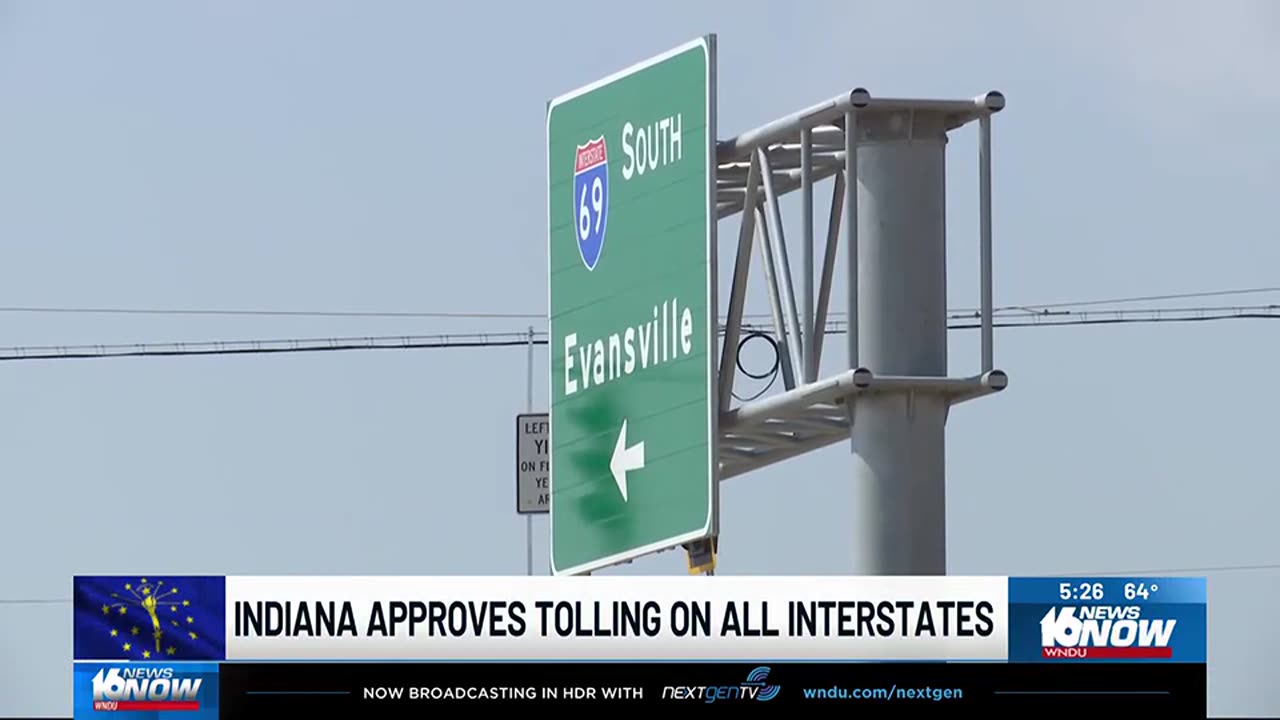 June 20, 2025 - Indiana Approves Tolling On All Interstate Highways