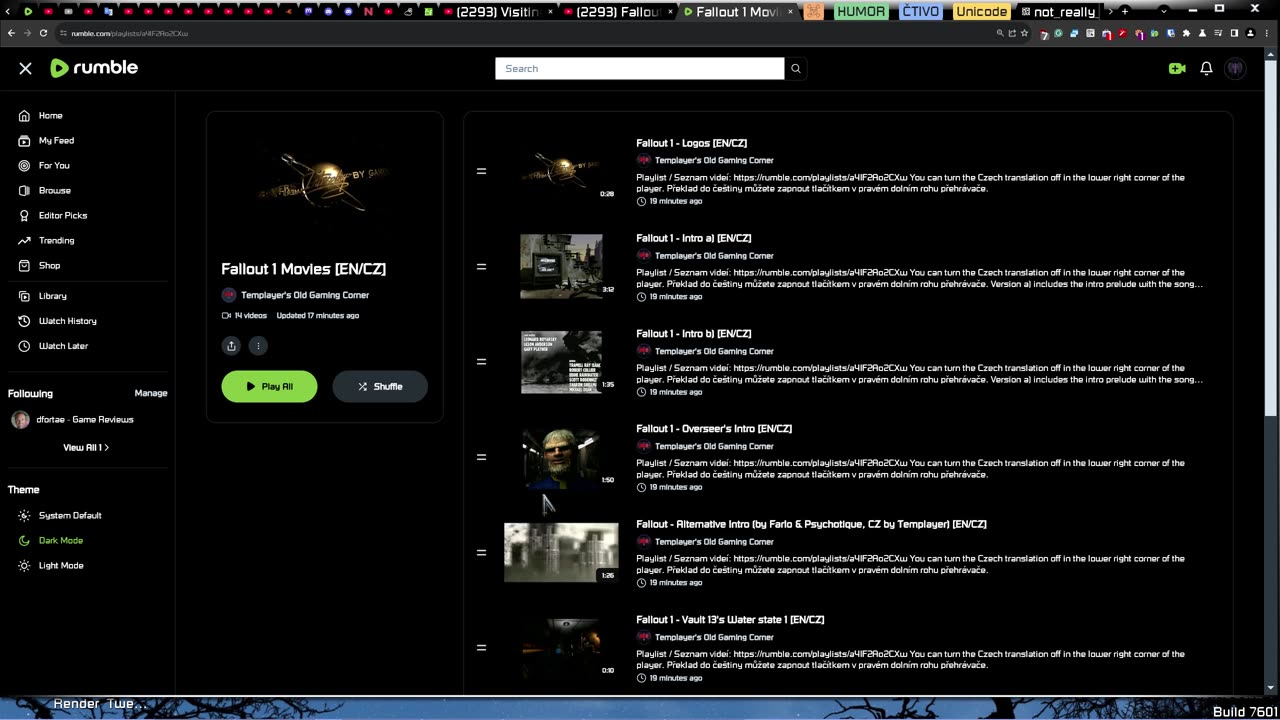 The Fallout 1 Movies are now available on this channel
