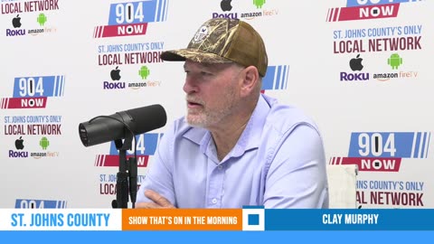 St. Johns County Commissioner Clay Murphy joins us in studio!