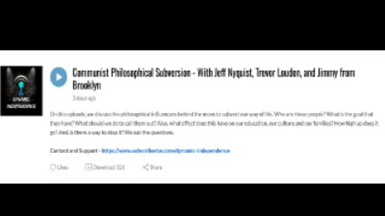 Commie Subversion Jeff Nyquist, Trevor Loudon, Jimmy- Summary March 22 2025.wmv