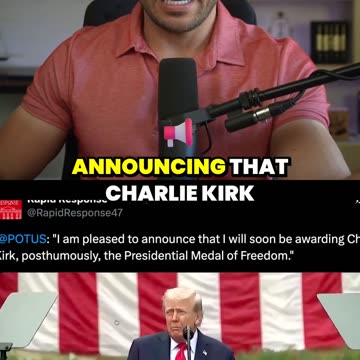 Trump HONORS Charlie Kirk With Medal of Freedom