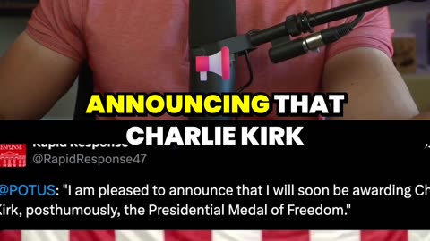 Trump HONORS Charlie Kirk With Medal of Freedom