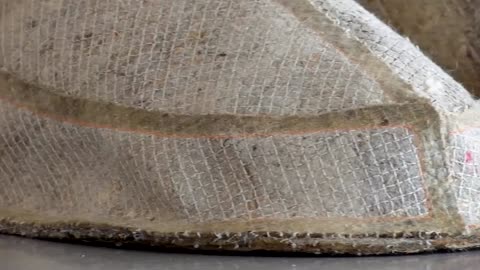These slippers are made from dust
			