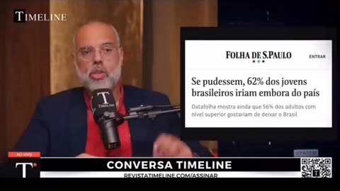 62% dos jovens Brasileiros gostariam de fugir do desgoverno de ladrões do PT