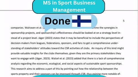 Student Work (Thesis Part 1) | JAMK MS Sport Business | Role of Fans in Sports Marketing