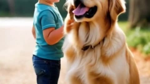 "El niño y su perro, dos corazones, un solo latido."