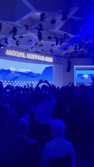 WATCH: At Davos 2026, when Trump entered, everyone stood