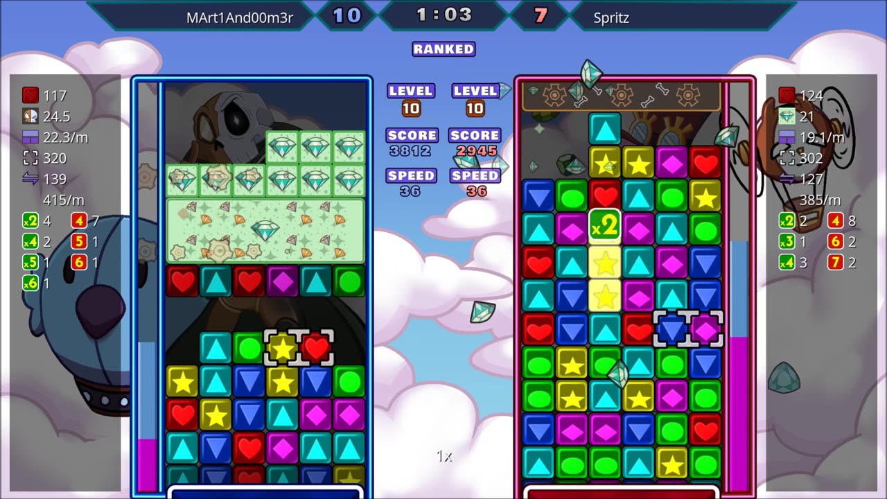 Panel Attack 2-Player (8-1-2025): MArt1And00m3r vs Spritz