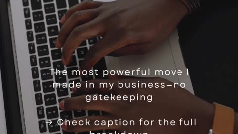 The Most Powerful Move I Made in my Business—No Gatekeeping